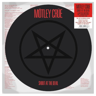 Mötley Crüe - Shout At The Devil (40th Anniversary Edition 2023) - Limited Picture Vinyl