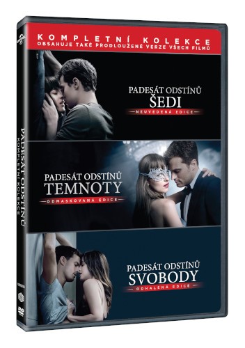 Film/Erotický - Padesát odstínů kolekce 1.-3. (3DVD)