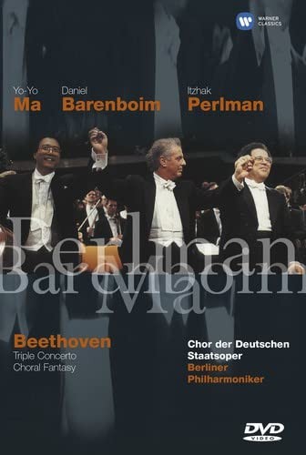 Ludwig Van Beethoven / Itzhak Perlman, Yo-Yo Ma, Daniel Barenboim - Triple Concerto, Choral Fantasy (2002) /DVD