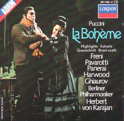 Giacomo Puccini / Berlínští Filharmonici, Herbert Von Karajan - La Boheme - Highlights (Edice 1988)