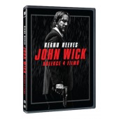 Film/Akční - John Wick kolekce 1-4. (4DVD)