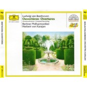 Ludwig van Beethoven / Berlínští filharmonici, Herbert Von Karajan - Ouvertüren / Overtures (Edice 1989) /2CD