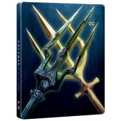 Film/Dobrodružný - Aquaman a ztracené království (Blu-ray+DVD (Combo pack) - steelbook - motiv Tridents