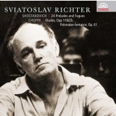 Chopin/Šostakovič/Richter - 24 preludií a fug/Etudy/Polonéza - fantazie 