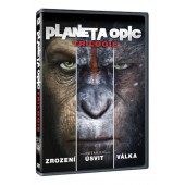 Film/Akční - Planeta opic trilogie (3DVD)